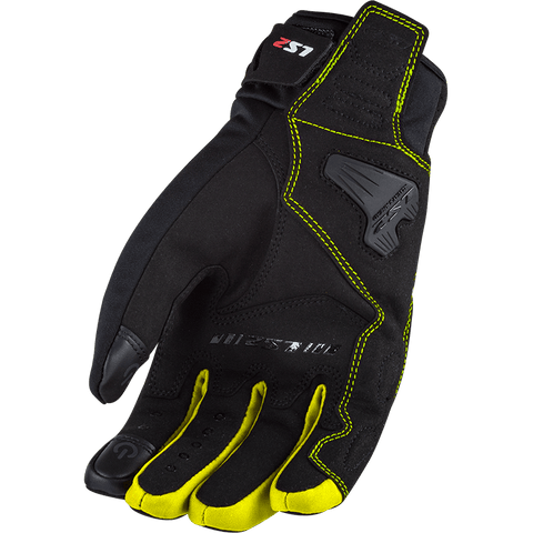 Sieviešu moto cimdi LS2 JET II Black H-V yellow L LS2 MOTOVEIKALS 21