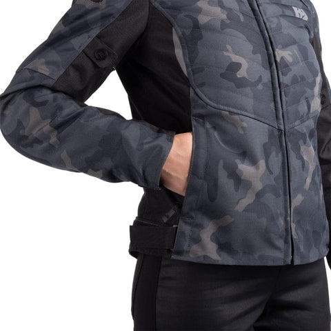 Sieviesu moto jaka Oxford Valencia Dry2Dry 3.0 black camo OXFORD MOTOVEIKALS 21
