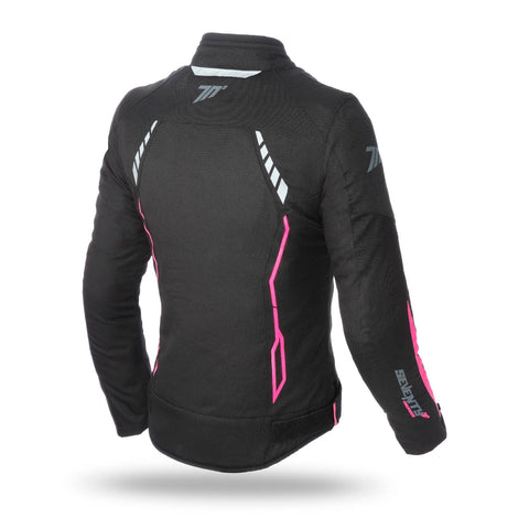 Sieviešu moto jaka RACING 70 Degrees JR67 pink / black 2XL 70 DEGREES MOTOVEIKALS 21