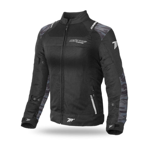 Sieviešu vasaras sietiņa jaka RACING 70 Degrees JR54 black / camo L 70 DEGREES MOTOVEIKALS 21