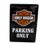 Sign Sheet metal High 300mm wide 200mm Strong colors for Harley DIVERSE / IMPORT MOTOVEIKALS 21
