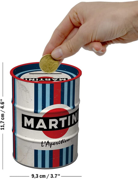 Skārda krājkase MARTINI NOSTALGIC ART MOTOVEIKALS 21