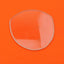 Speedometer glass oval for Simson SR1, SR 2 DIVERSE / IMPORT MOTOVEIKALS 21