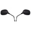 Spoguļu komplekts LONG THREAD M8 BLACK REPLICA MOTOVEIKALS 21