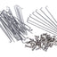 Spoke set 143.5mm M3.5 16 inch shiny (blue galvanized) for Simson S50, S51, S53, S70, S83, KR50, KR51/1, KR51/2 Schwalbe, Sperber, Habicht, Star 101 OCTANE MOTOVEIKALS 21