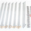 Spoke set 220mm chrome for moped, moped, scooter DIVERSE / IMPORT MOTOVEIKALS 21