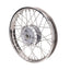 spoke wheel 1.60 x 16 inch stainless steel for Simson KR51/1, KR51/2 Schwalbe, S50, S51, S53, S70, S83, SR4-1 Spatz, SR4-2 Star, SR4-3 Sperber, SR4-4 Habicht, Duo DIVERSE / IMPORT MOTOVEIKALS 21