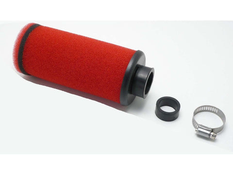 Sports air filter 2-ply 80mm outer diameter 200mm overall length 35mm connection 28mm mounting adapter for Puch, Zündapp, Hercules, KTM, DKW, Simson, Kreidler DIVERSE / IMPORT MOTOVEIKALS 21