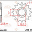 Sprocket Front 12T 420 JT SPROCKETS JT SPROCKETS MOTOVEIKALS 21