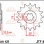 Sprocket Front 13T 428 JT SPROCKETS JT SPROCKETS MOTOVEIKALS 21
