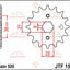 Sprocket Front 13T 520 JT SPROCKETS JT SPROCKETS MOTOVEIKALS 21