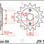 Sprocket Front 13T 520 JT SPROCKETS JT SPROCKETS MOTOVEIKALS 21