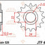 Sprocket Front 13T 520 JT SPROCKETS JT SPROCKETS MOTOVEIKALS 21