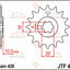 Sprocket Front 14T 428 JT SPROCKETS JT SPROCKETS MOTOVEIKALS 21