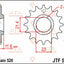 Sprocket Front 14T 520 JT SPROCKETS JT SPROCKETS MOTOVEIKALS 21
