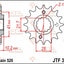 Sprocket Front 15T 520 JT SPROCKETS JT SPROCKETS MOTOVEIKALS 21