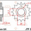 Sprocket Front 15T 525 JT SPROCKETS JT SPROCKETS MOTOVEIKALS 21