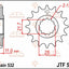 Sprocket Front 15T 532 JT SPROCKETS JT SPROCKETS MOTOVEIKALS 21