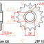 Sprocket Front 16T 520 JT SPROCKETS JT SPROCKETS MOTOVEIKALS 21