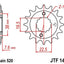 Sprocket Front 16T 520 JT SPROCKETS JT SPROCKETS MOTOVEIKALS 21