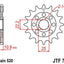 Sprocket Front 16T 520 JT SPROCKETS JT SPROCKETS MOTOVEIKALS 21
