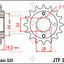 Sprocket Front 16T 525 JT SPROCKETS JT SPROCKETS MOTOVEIKALS 21