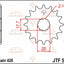 Sprocket Front 20T 428 JT SPROCKETS JT SPROCKETS MOTOVEIKALS 21