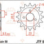 Sprocket Front 21T 530 JT SPROCKETS JT SPROCKETS MOTOVEIKALS 21