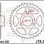 Sprocket Rear 36T 420 JT SPROCKETS JT SPROCKETS MOTOVEIKALS 21