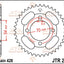 Sprocket Rear 36T 428 JT SPROCKETS JT SPROCKETS MOTOVEIKALS 21