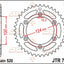 Sprocket Rear 36T 520 JT SPROCKETS JT SPROCKETS MOTOVEIKALS 21