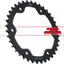 Sprocket Rear 38T 525 Blk JT SPROCKETS JT SPROCKETS MOTOVEIKALS 21