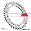 Sprocket Rear 38T 530 Blk JT SPROCKETS JT SPROCKETS MOTOVEIKALS 21
