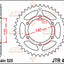 Sprocket Rear 39T 525 JT SPROCKETS JT SPROCKETS MOTOVEIKALS 21