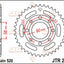 Sprocket Rear 40T 520 JT SPROCKETS JT SPROCKETS MOTOVEIKALS 21