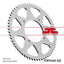 Sprocket Rear 428 63T JT SPROCKETS JT SPROCKETS MOTOVEIKALS 21