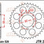 Sprocket Rear 42T 520 JT SPROCKETS JT SPROCKETS MOTOVEIKALS 21