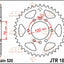 Sprocket Rear 42T 520 JT SPROCKETS JT SPROCKETS MOTOVEIKALS 21