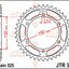 Sprocket Rear 42T 525 JT SPROCKETS JT SPROCKETS MOTOVEIKALS 21