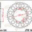 Sprocket Rear 44T 520 JT SPROCKETS JT SPROCKETS MOTOVEIKALS 21