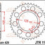 Sprocket Rear 45T 420 JT SPROCKETS JT SPROCKETS MOTOVEIKALS 21