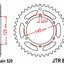 Sprocket Rear 45T 520 Blk JT SPROCKETS JT SPROCKETS MOTOVEIKALS 21