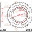 Sprocket Rear 45T 520 JT SPROCKETS JT SPROCKETS MOTOVEIKALS 21