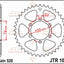 Sprocket Rear 46T 520 JT SPROCKETS JT SPROCKETS MOTOVEIKALS 21