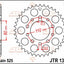 Sprocket Rear 46T 525 JT SPROCKETS JT SPROCKETS MOTOVEIKALS 21