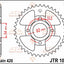Sprocket Rear 47T 420 JT SPROCKETS JT SPROCKETS MOTOVEIKALS 21