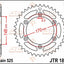 Sprocket Rear 47T 525 JT SPROCKETS JT SPROCKETS MOTOVEIKALS 21