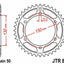 Sprocket Rear 47T 530 Blk JT SPROCKETS JT SPROCKETS MOTOVEIKALS 21