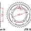 Sprocket Rear 47T 530 JT SPROCKETS JT SPROCKETS MOTOVEIKALS 21