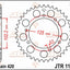 Sprocket Rear 48T 420 JT SPROCKETS JT SPROCKETS MOTOVEIKALS 21